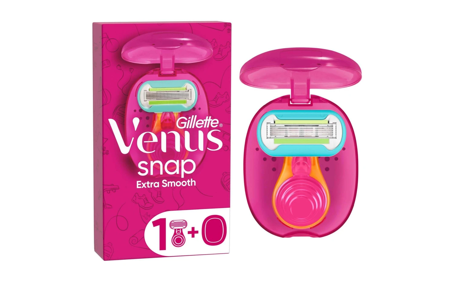 Gillette Venus Damenrasierer Extra Smooth Snap 1 Klinge - Nassrasierer 3 Gillette Venus Damenrasierer Extra Smooth Snap 1 Klinge - Nassrasierer