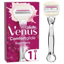 Gillette Venus Damenrasierer Comfortglide Sugarberry 1 Klinge - Nassrasierer