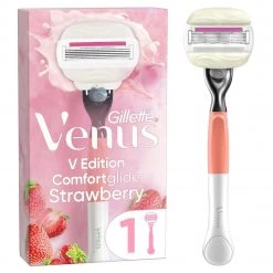 Gillette Venus Damenrasierer Comfortglide Strawberry 1 Klinge - Nassrasierer