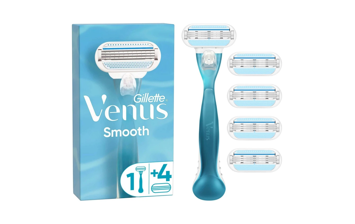 Gillette Venus Damenrasierer Smooth Mit 5 Rasierklingen - Nassrasierer 3 Gillette Venus Damenrasierer Smooth Mit 5 Rasierklingen - Nassrasierer