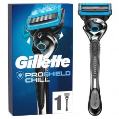 Gillette Herrenrasierer ProShield Chill 1 Klinge - Nassrasierer
