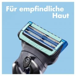 Gillette Herrenrasierer SkinGuard Sensitive Flex Mit 4 Rasierklingen - Nassrasierer -Rasieren und Epilieren Verkäufe 1218526 3 5 scaled