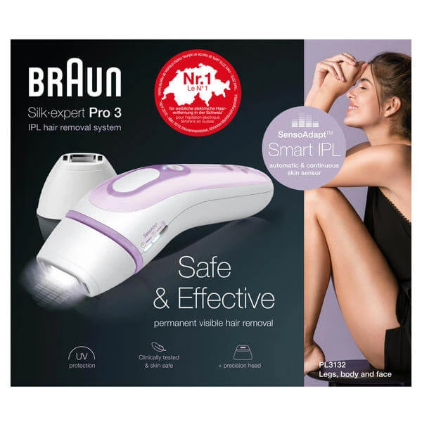 Braun Pro 3 IPL PL3132 - IPL Gerät 3 Braun Pro 3 IPL PL3132 - IPL Gerät