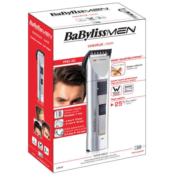Babyliss For Men E781E - Haarschneider 4 Babyliss For Men E781E - Haarschneider – Bild 2