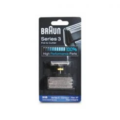 Braun Scherkopf 31B Schwarz - Series 3 ältere Generation - Zubehör Rasieren