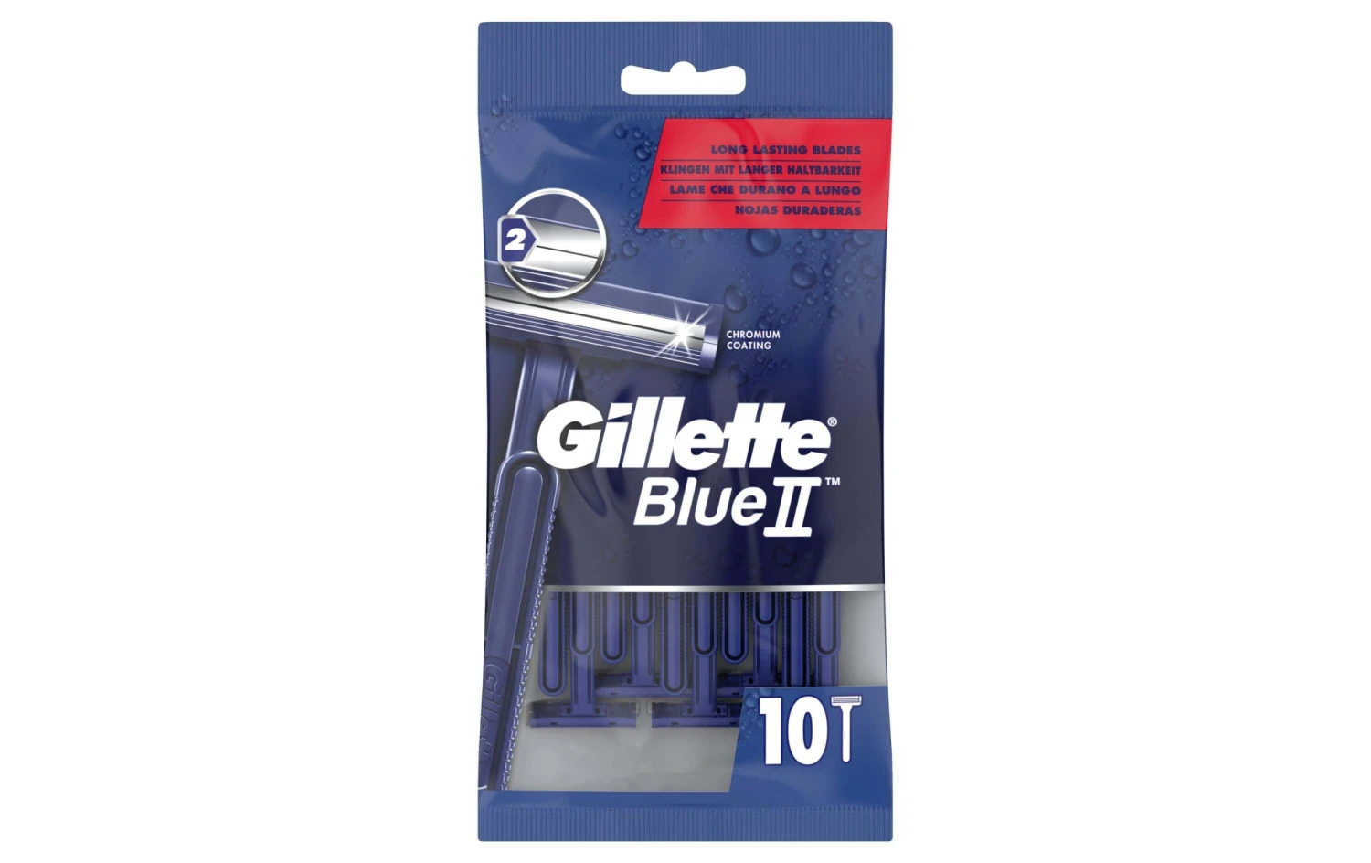 Gillette Herrenrasierer Blue II Einweg 10 Stück - Nassrasierer 4 Gillette Herrenrasierer Blue II Einweg 10 Stück - Nassrasierer – Bild 2