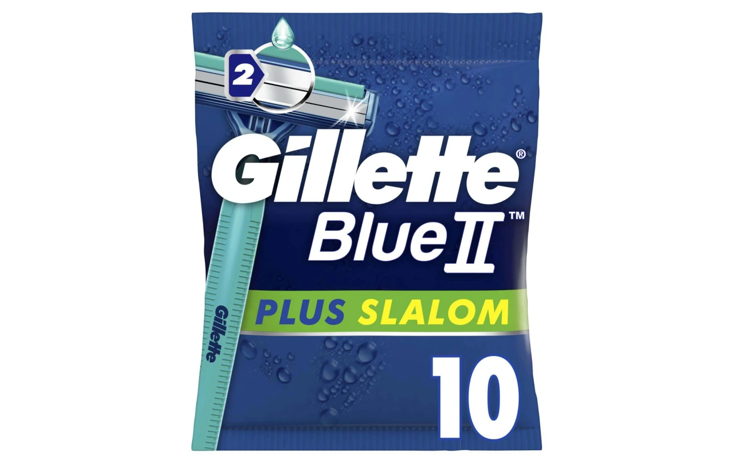 Gillette Herrenrasierer Blue II Plus Slalom Einweg 10 Stück - Nassrasierer 3 Gillette Herrenrasierer Blue II Plus Slalom Einweg 10 Stück - Nassrasierer
