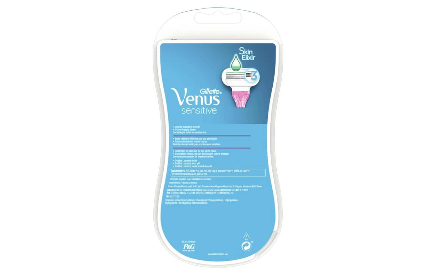 Gillette Venus Damenrasierer Sensitive Einweg 3 Stück - Nassrasierer 4 Gillette Venus Damenrasierer Sensitive Einweg 3 Stück - Nassrasierer – Bild 2